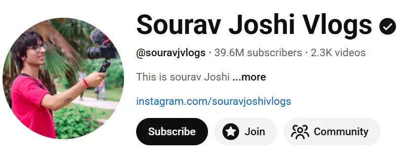 Sourav Joshi Vlogs